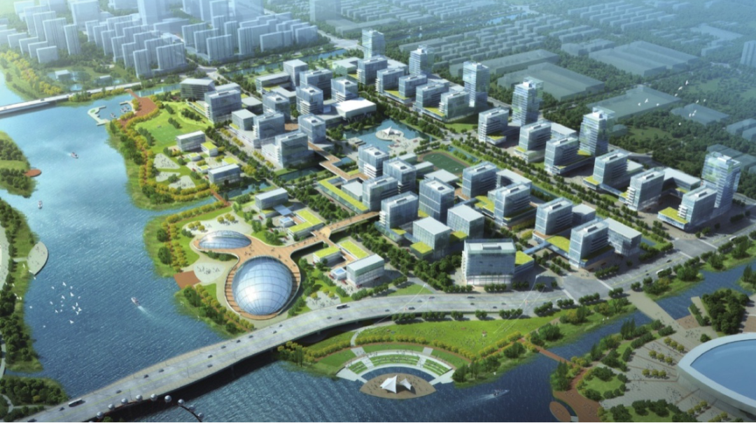 青阳港东岸效果图