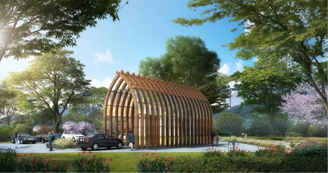 动动手指把车停地下!森林公园"科幻式"停车场来了