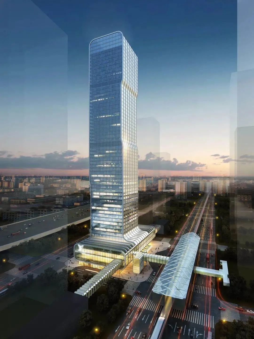 研祥金融总部大楼效果图研祥国际金融中心只是花桥经济开发区处力